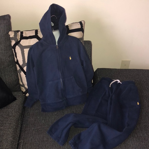 ralph lauren hoodie and jogger set